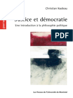Justice Et Démocratie. Une Introduction À La Philosophie Politique (Nadeau, Christian) (Z-Library)