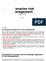 Enterprise Risk Management P 2