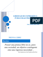 Libertad de Expresion y Publicidad Procesal