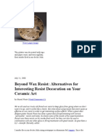 Download Beyond Wax Resist Alternatives for Interesting Resist Decoration on Your Ceramic Art by api-26965779 SN6713425 doc pdf