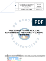 CD-PRO-DO-16 Procedimiento de Mantenimiento A Equipos y Sistemas