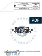 CD-PRO-DO-04 Procedimiento para Desmovilizacion de Personaly Equipo