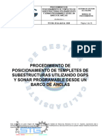 CD-PRO-DO-11 Procedimiento para Posicionamiento de Templetes Utilizando DGPS Desde Un Barco de Anclass