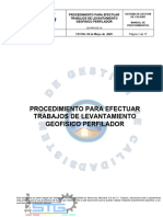 CD-PRO-DO-19 Procedimiento para Efectuar Levantamiento Geofisico Perfilador
