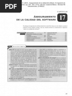 Aseguramiento de La Calidad Del Software: Capítulo