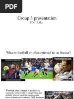 Group 3 Presentation: Football