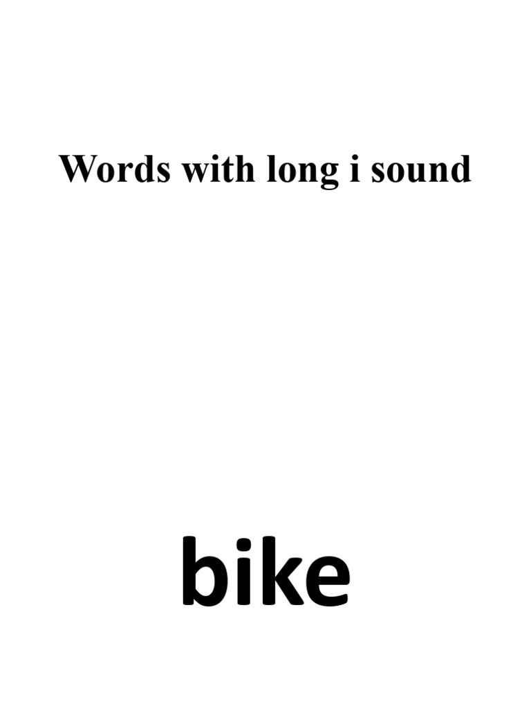 Long I Part1 | PDF