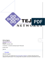 Tejas Networks LTD - Software Engineer