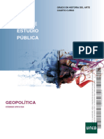 Guía Docente Geopolítica UNED