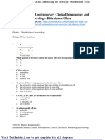 Test Bank For Contemporary Clinical Immunology and Serology Rittenhouse Olson