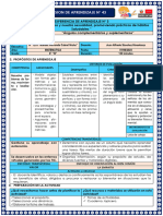 Matemática Hueves 01 de Junio V CICLO - 2023