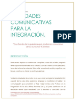 Habilidades Comunicativas para La Integración