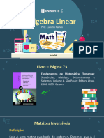 Aula 04 - Álgebra Linear - 05.03