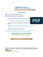 Tema 3 - Etapas y Estrategias Antes de La Lectura