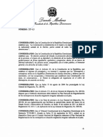 Decreto 327-13 Danilo Medina
