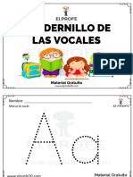 Cuadernillo de Las Vocales