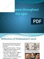 Lecture 12 - Shakespeare Throughout The Ages