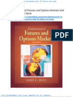 Fundamentals of Futures and Options Markets Hull 7th Edition Test Bank