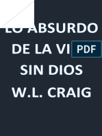 ABSURDO DE LA VIDA SIN DIOS, LO - WILLIAM CRAIG