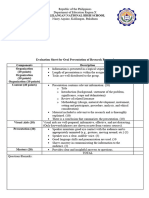 Rsearch Proposal Criteria