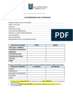 Ficha de Entrega Del Estudiante Ariostino