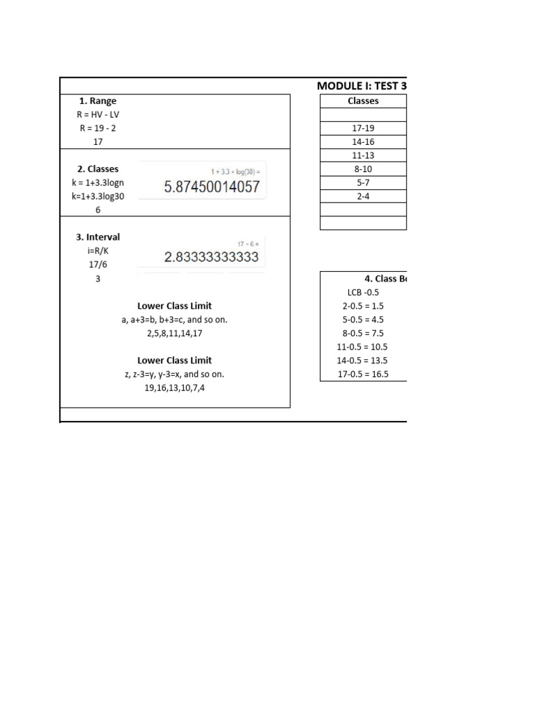 Module test pdf sampling statistics 