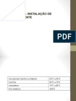 Intalaçoes Prediais - Aula - Agua Quente