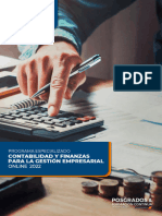 Programa Especializado en Contabilidad y Finanzas para La Gestión Empresarial 2022