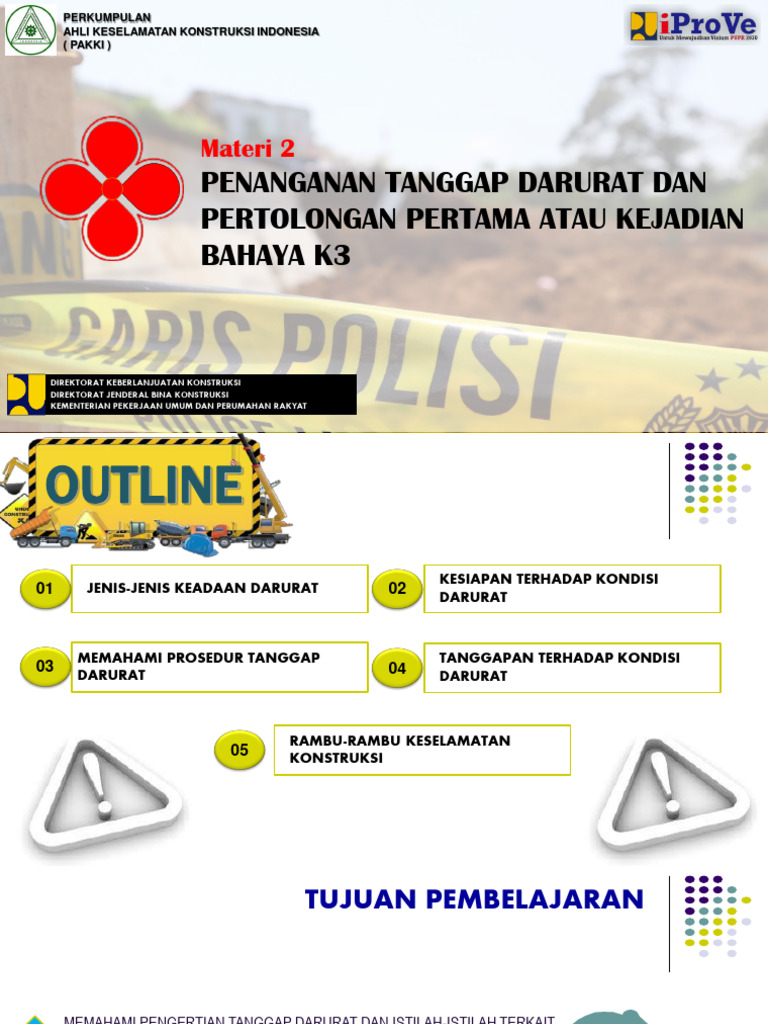 Prosedur Tanggap Darurat Konstruksi | PDF