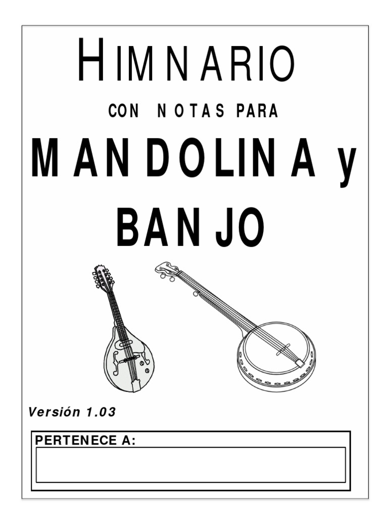 Carpeta de Alabanzas Con Notas para Mandolina y Banjo - Por Juan Reyes ...
