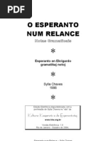 o Esperanto Num Relance
