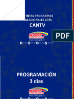 Plan Formato Cantv 3 Días