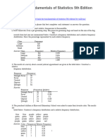 Fundamentals Statistics 5th Edition Sullivan Test Bank