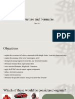 Mod1 1. Structure and Formulae