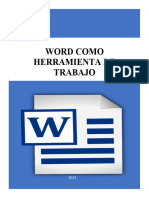 Word Como Herramienta de Trabajo