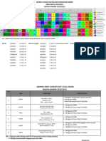 Ket: Warna Mata Pelajaran Sesuai Dengan Nama Bapak/Ibu Guru Di Sebelah Kanan Senin Selasa-Sabtu Jam Ke-0