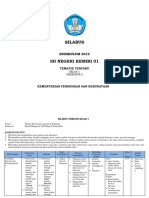 Silabus Kelas 1 Tema 7