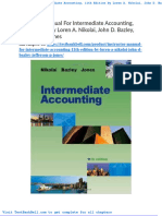 Instructor Manual For Intermediate Accounting 11th Edition by Loren A Nikolai John D Bazley Jefferson P Jones