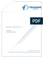 Excel Module 4 VILT