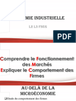 1 - Economie Industrielle - Plan Du Cours