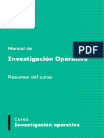 Semana 17 - Manual de Investigación Operativa