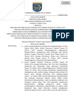 Peraturan Daerah Nomor 8 Tahun 2022 Tentang PENCABUTAN PERDA KOTA DEPOK NO 05 TAHUN 2007 TENTANG PENYELENGGARAAN ADMINISTRASI KEPENDUDUKAN SEBAGAIMANA TELAH BEBERAPA KALI DIUBAH TERAKHIR DENGAN PERDA KOTA D