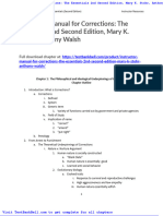 Instructor Manual For Corrections The Essentials 2nd Second Edition Mary K Stohr Anthony Walsh