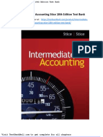 Intermediate Accounting Stice 18th Edition Test Bank