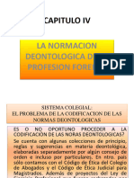 4.la Normación Deontologica de La Profesion Forense