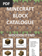 Minecraft Block Hardness Values Chart | PDF | Minecraft | Materials