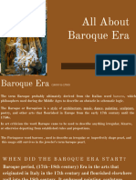 All About Baroque Era