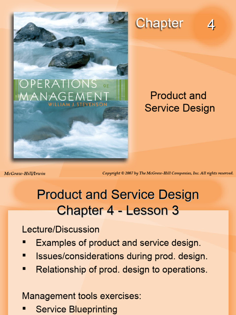 Product and Service Design | PDF | Reliability Engineering ...