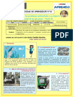 10 - Reconocemos Los Problemas Ambientales y Su Impacto en La Salud D Elas Personas