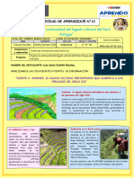 13 - Explicamos La Continuidad Del Legado Cultural Del Perú Antiguo.